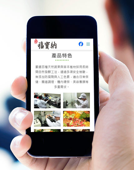 福御實業網站作品圖2